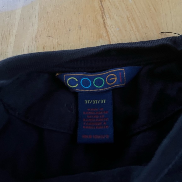 COOGI toddler 3T black logo tee shirt - Picture 3 of 4